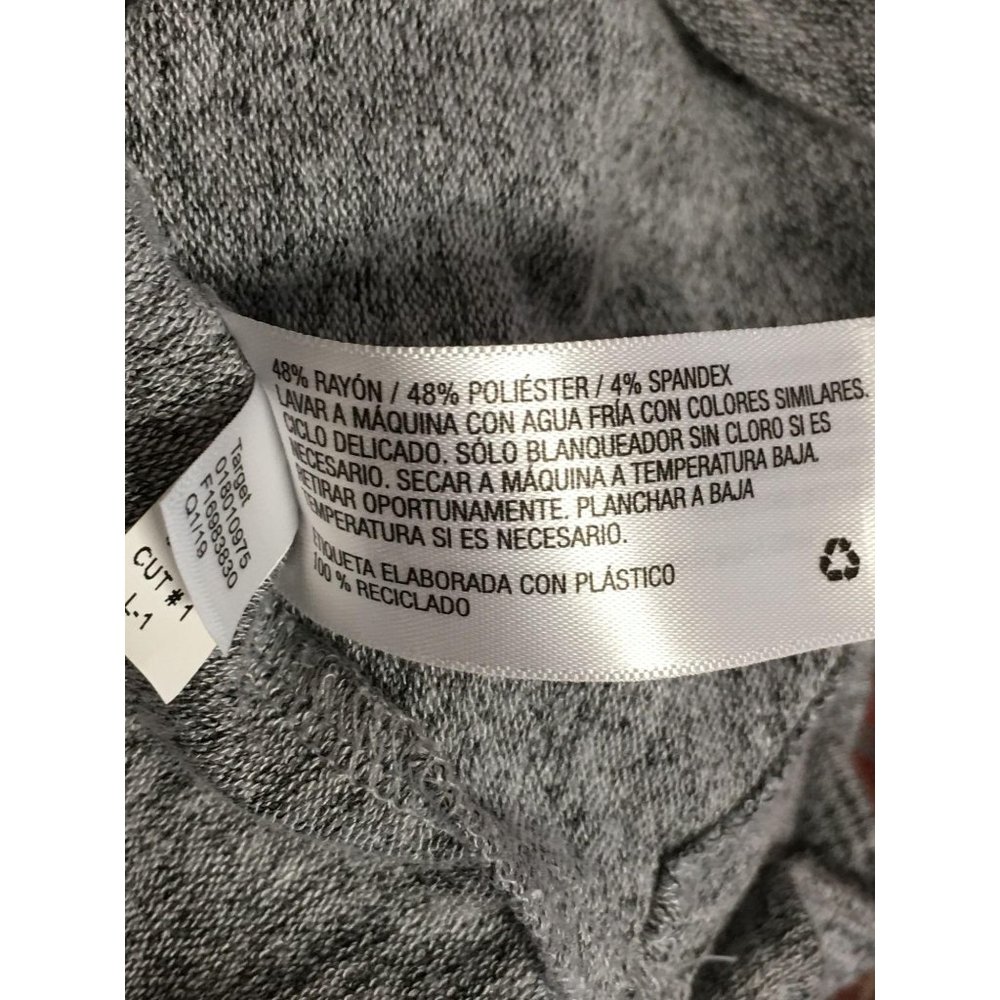 A. New Day Grey Sleeveless Top size Large - Picture 9 of 9